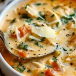 Crock Pot Creamy Chicken Parmesan Soup