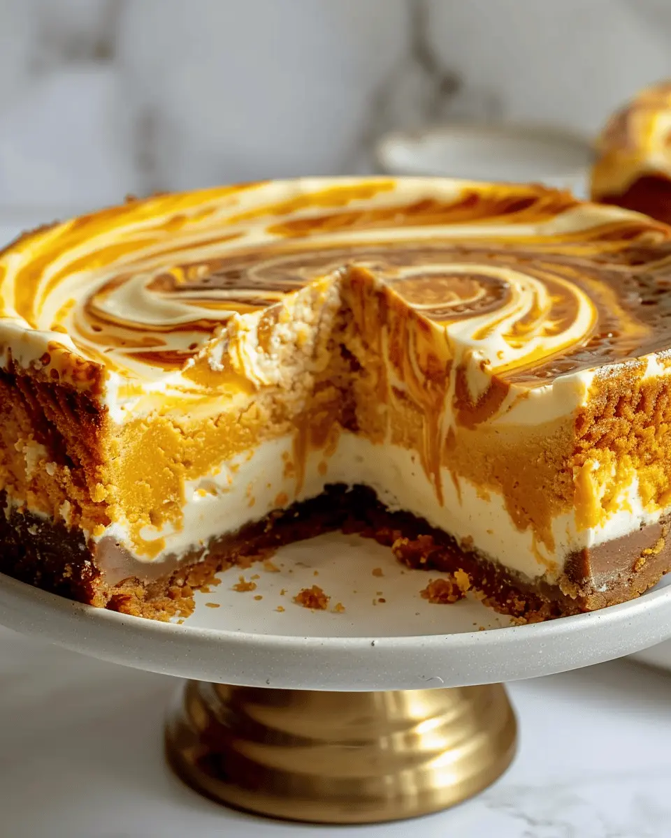 Cheesecake with Pumpkin Swirl: The Best Fall Dessert You’ll Love