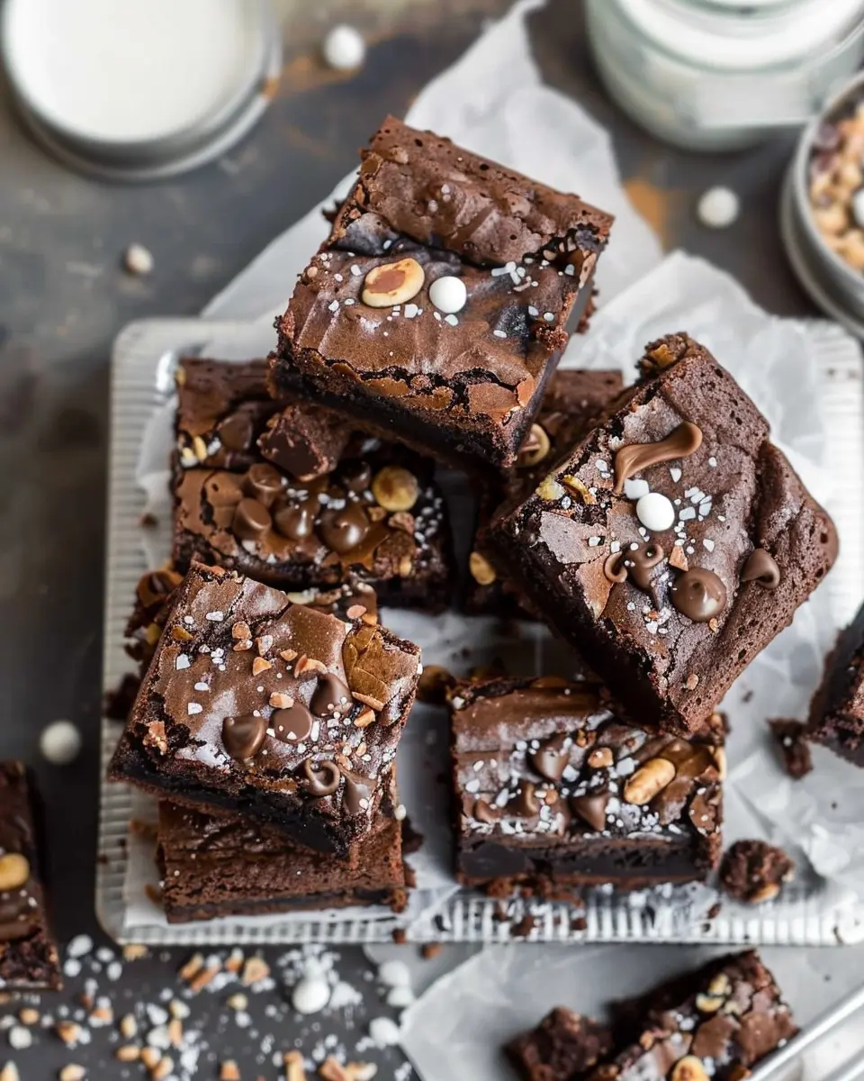 Double Chocolate Hocus Pocus Spellbook Brownies for Magic Moments