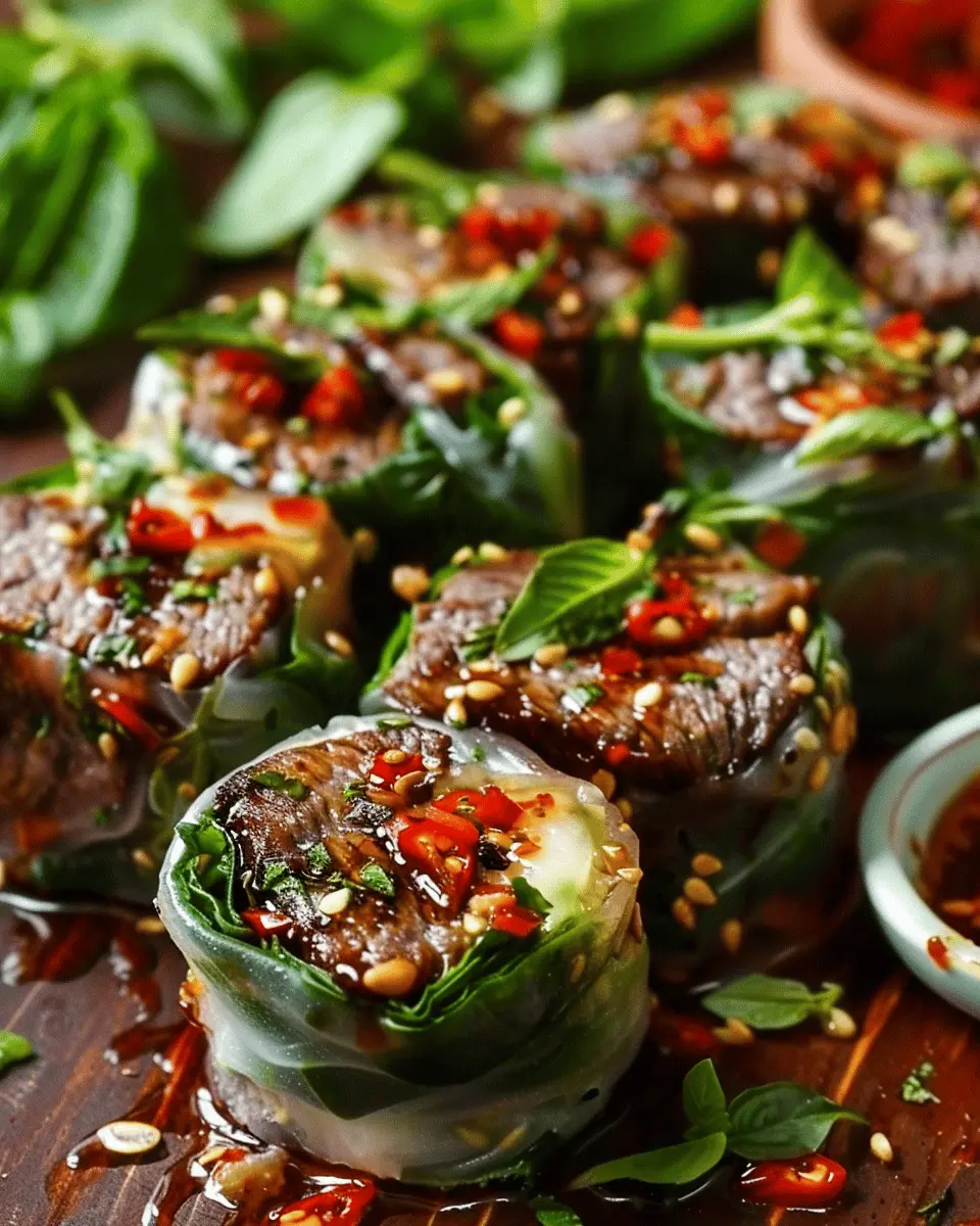 Thai Basil Beef Rolls: Easy, Flavorful Rolls to Elevate Dinner