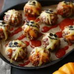 Savory Mummy Meatballs: Spooktacular Treat for Halloween Fun