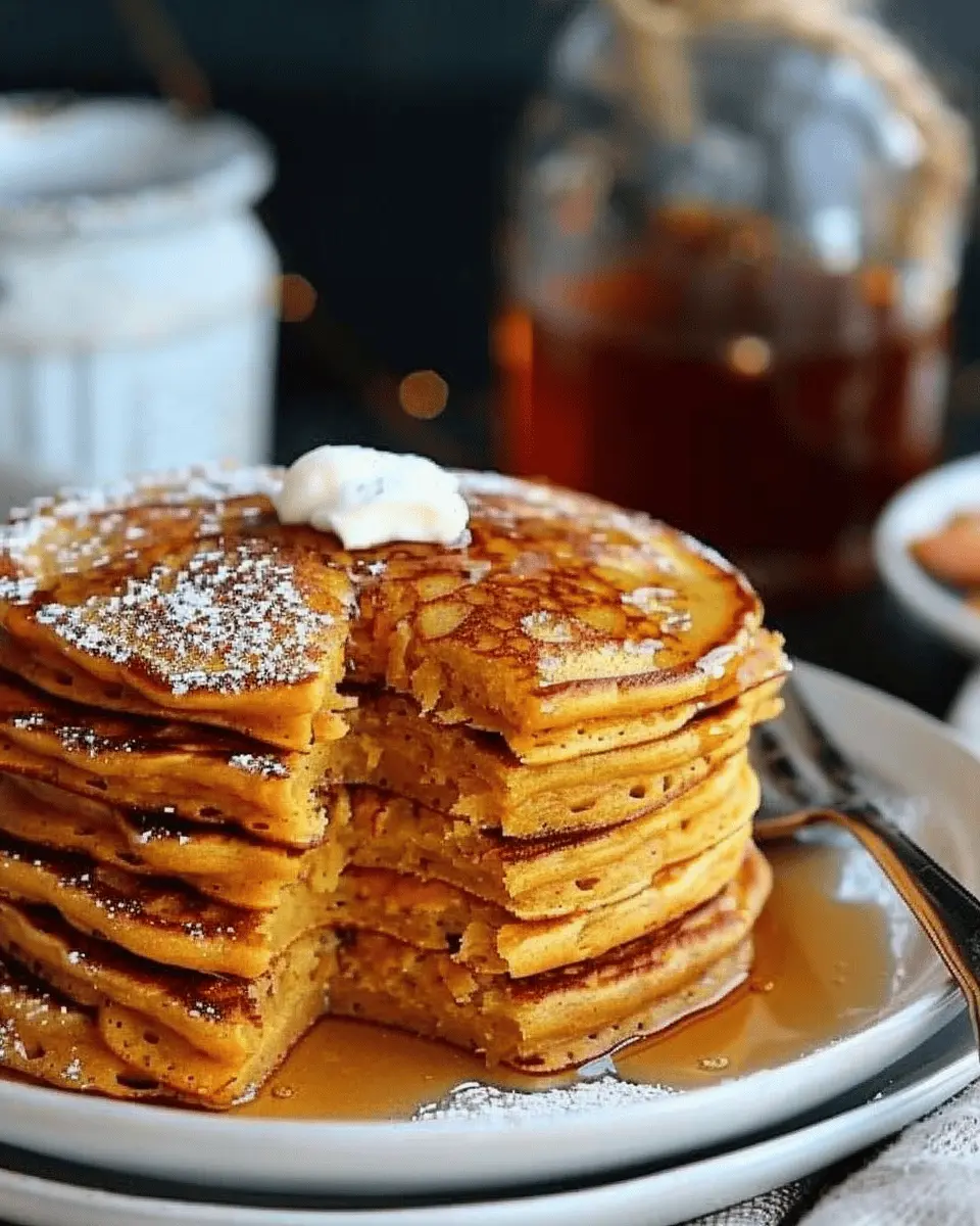 Pumpkin Pancakes: Easy Fall Treat with Turkey Bacon Delight