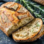 Dutch Oven Rosemary Parmesan Bread: Easy No Knead Recipe
