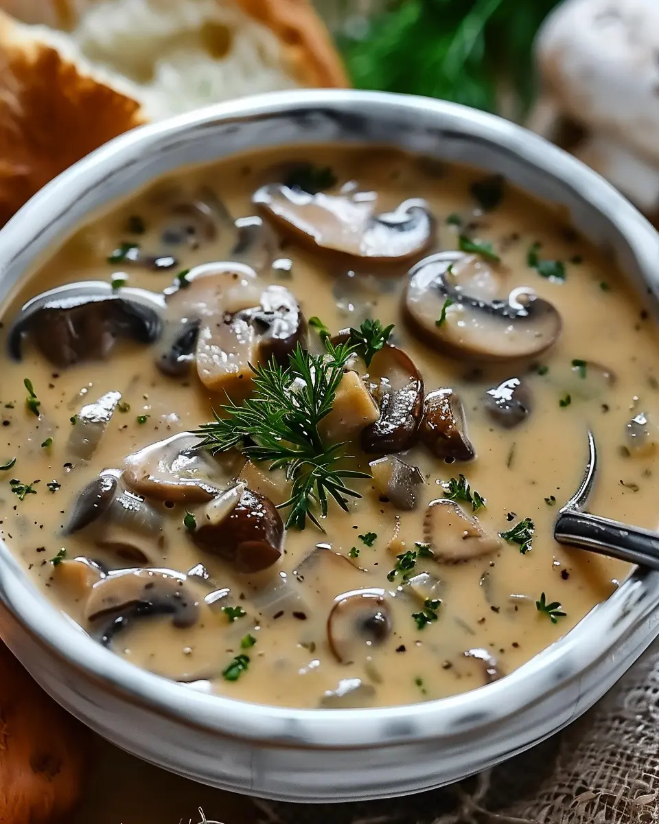 Hungarian Mushroom Soup: A Warm and Hearty Comfort Dish