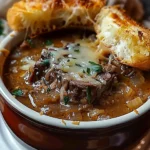 French Onion Beef Short Rib Soup