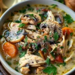 Rotisserie Chicken Mushroom Soup – A Comforting, Quick & Hearty Meal