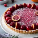 Cranberry-Orange Curd Tart