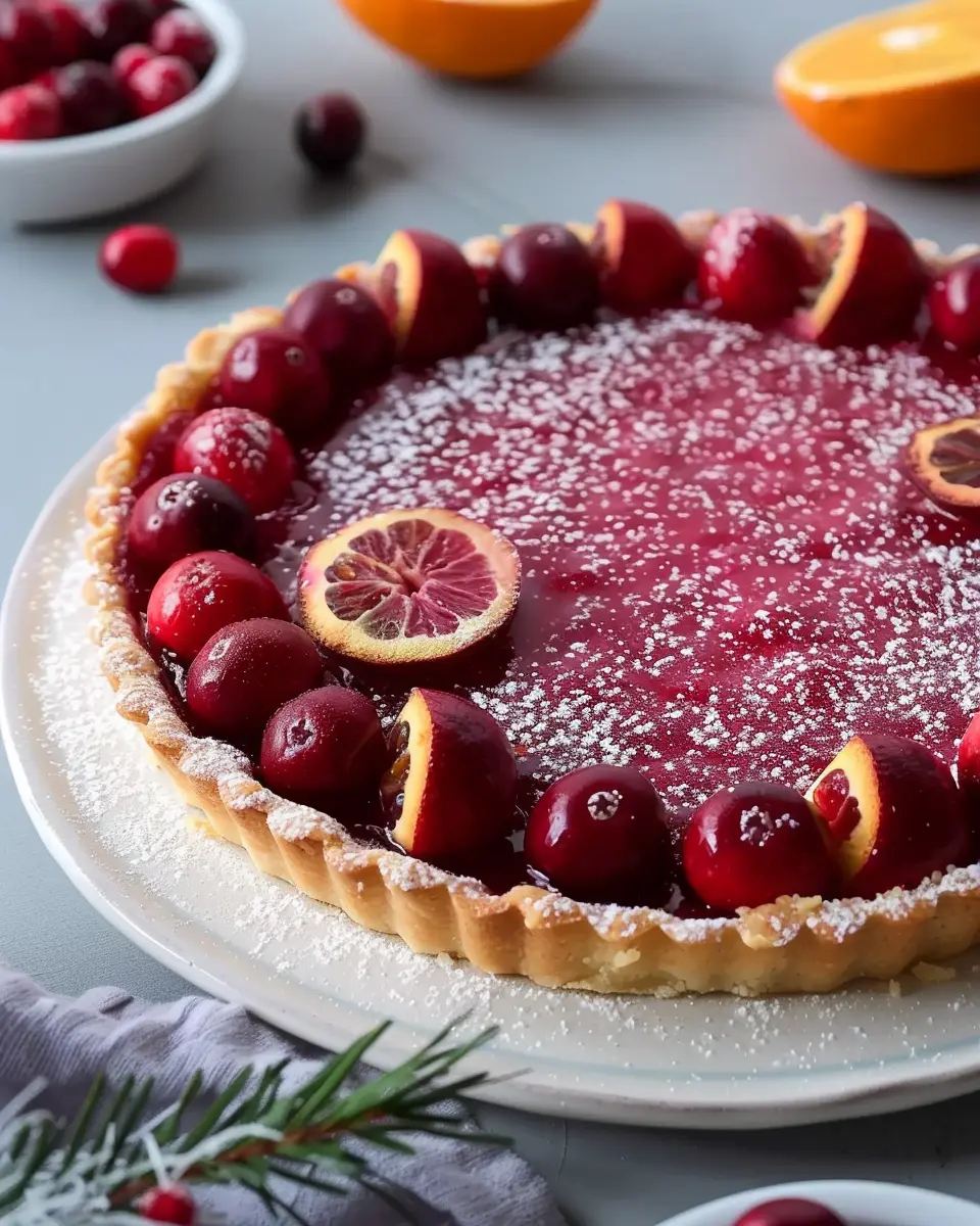 Cranberry-Orange Curd Tart: The Best Homemade Treat to Indulge In