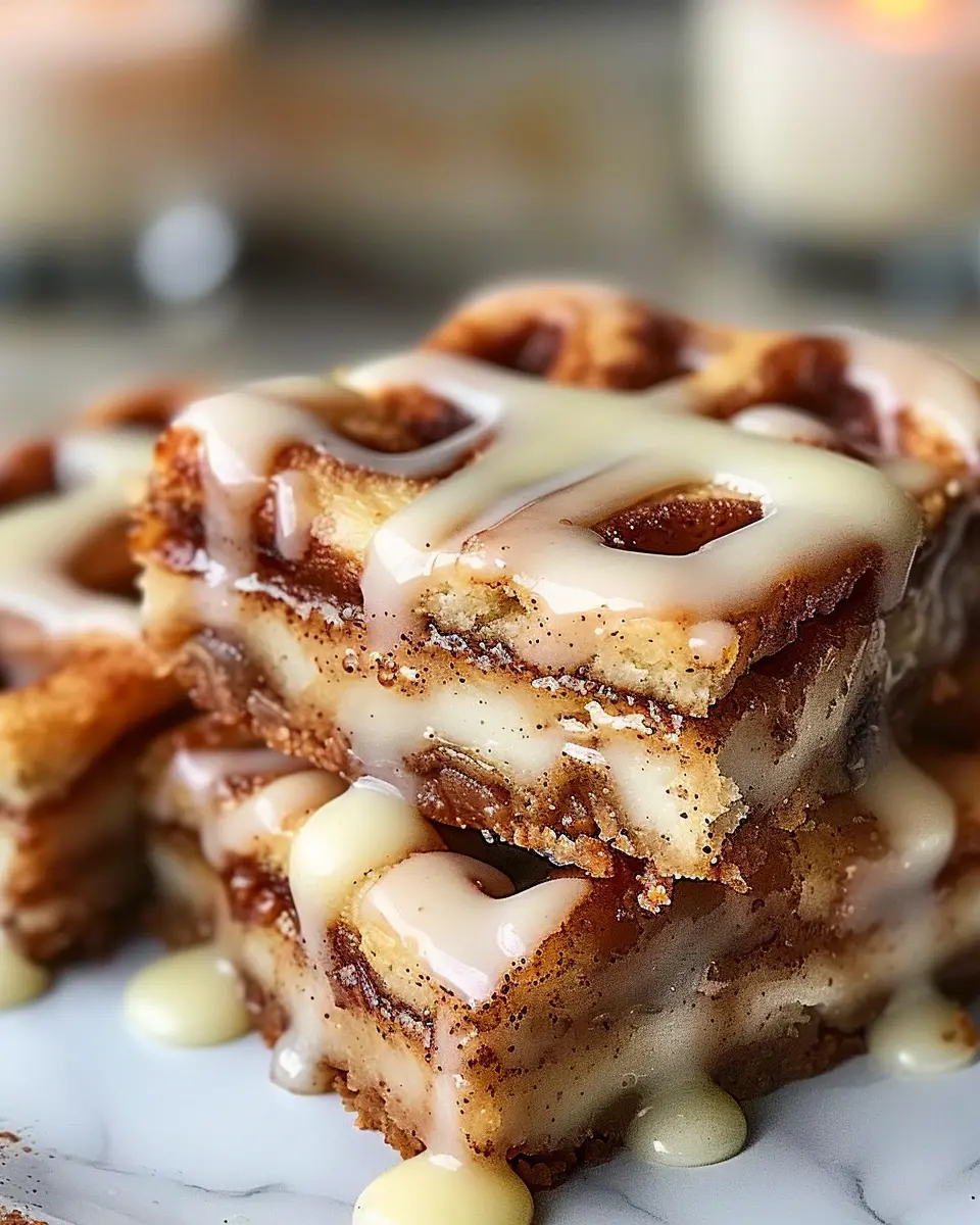 Cinnamon Roll Bliss Bars: Easy Indulgence for Your Sweet Tooth