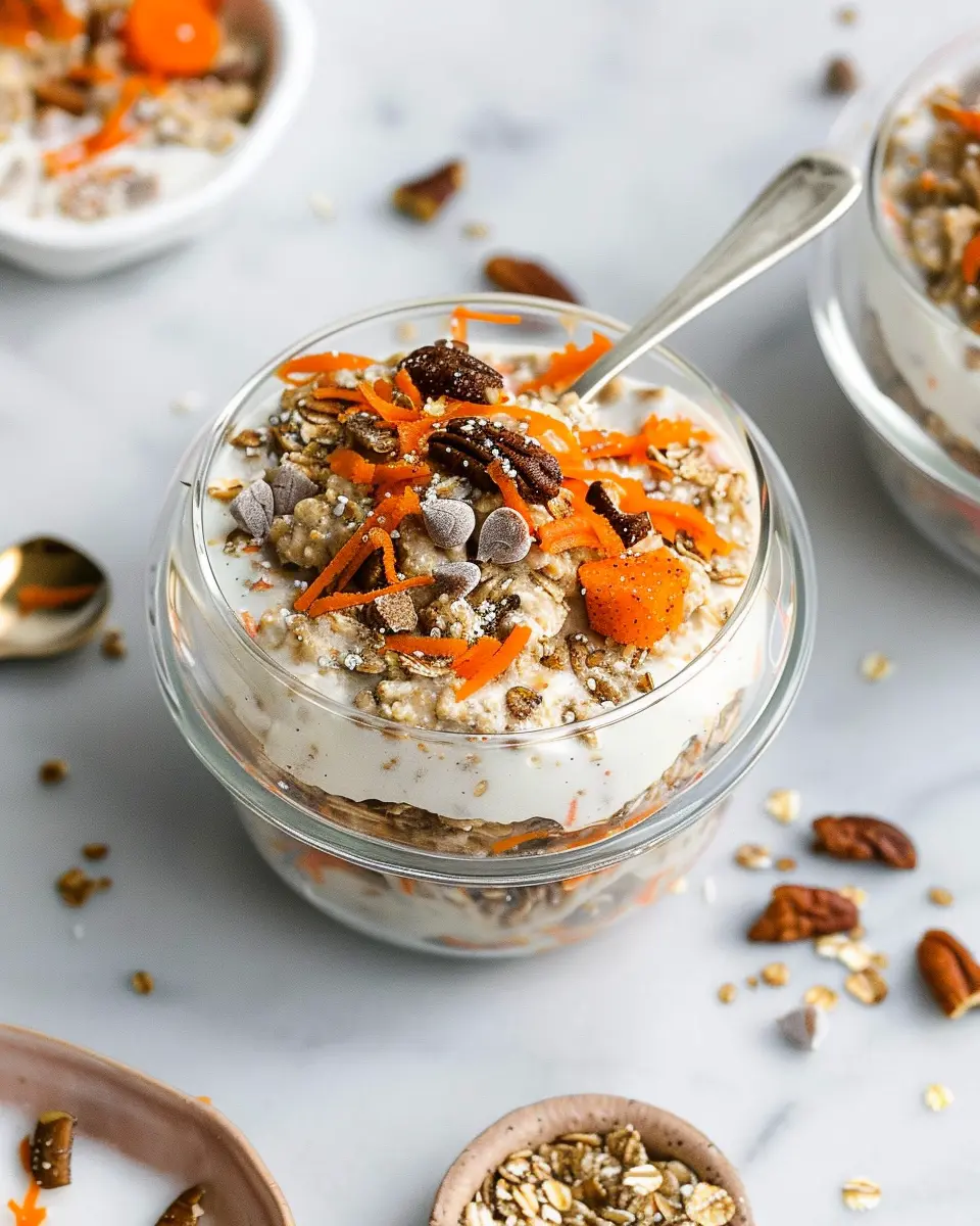 Carrot Cake Overnight Oats: Easy Protein Recipe for a Healthy Start