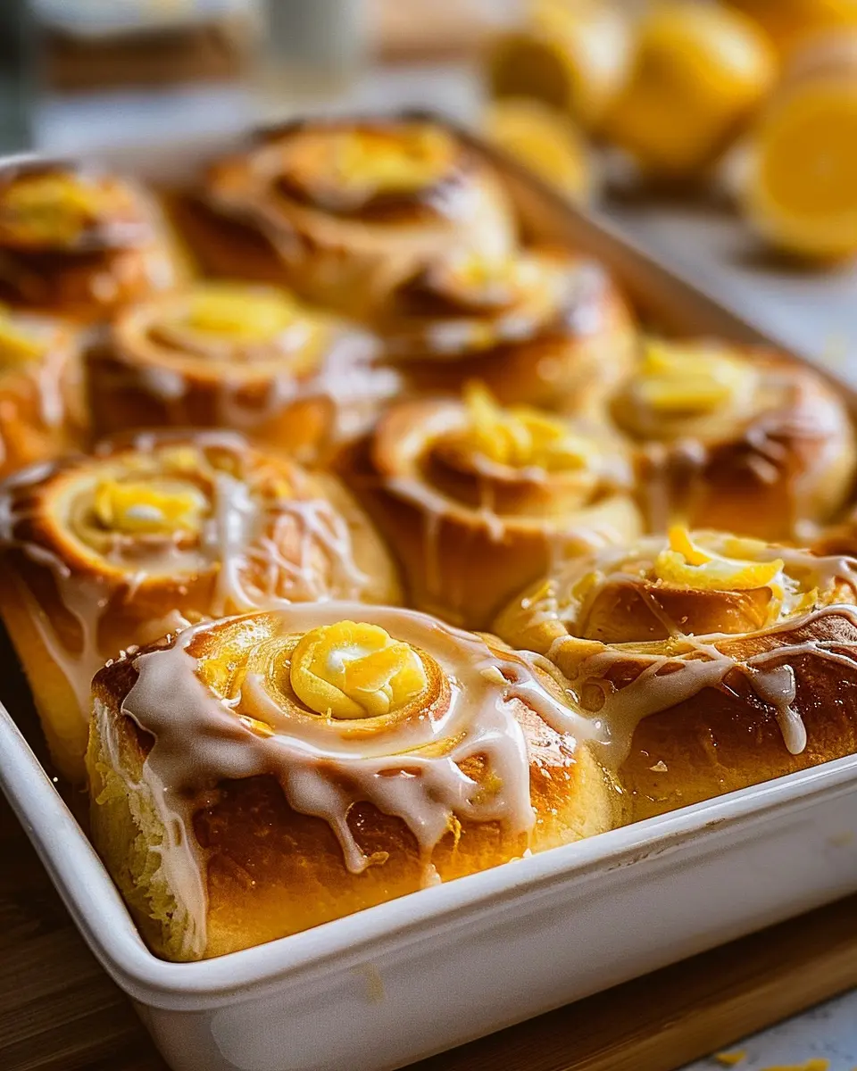 Lemon Rolls: Easy Recipe for Soft and Tangy Homemade Delights