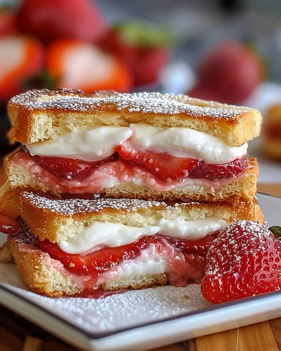 Fried Strawberry Cheesecake Sandwiches: A Decadent Treat at Home