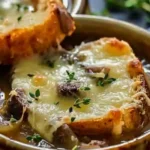 French Onion Short Rib Soup with Gruyère Toast