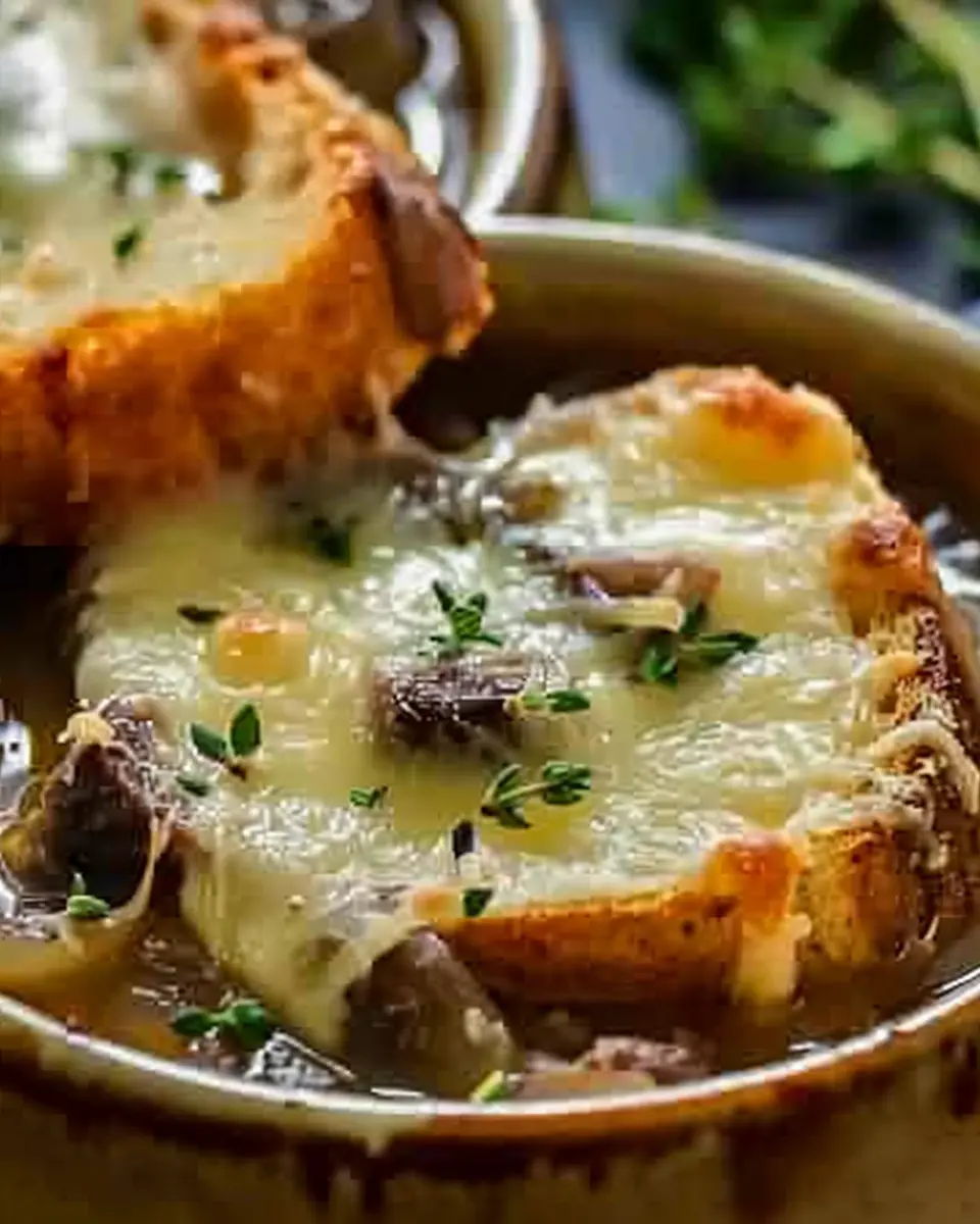 French Onion Short Rib Soup with Gruyère Toast: A Cozy Delight
