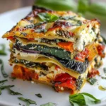 Layered Mediterranean Vegetable Lasagna with Creamy Ricotta