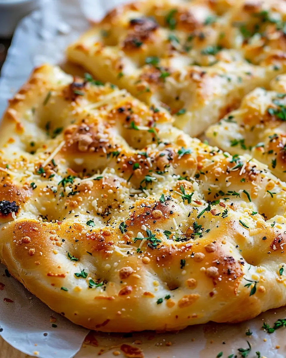 Garlic Parmesan Focaccia Bread: Easy, Savory Delight for All
