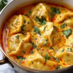Quick Coconut Curry Soup with Dumplings