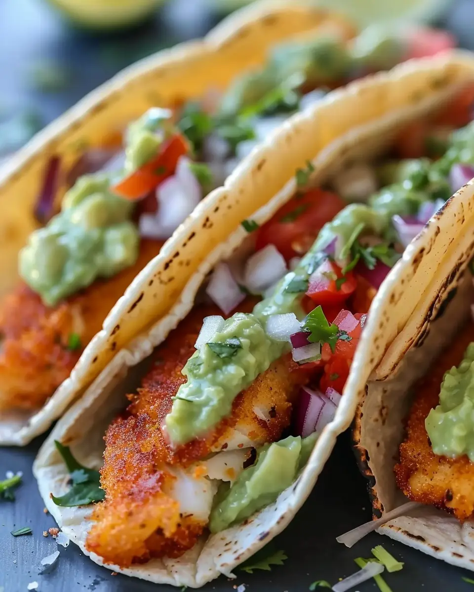 Baja Fish Tacos: Easy Crispy Recipe with Avocado Crema in 30 Minutes