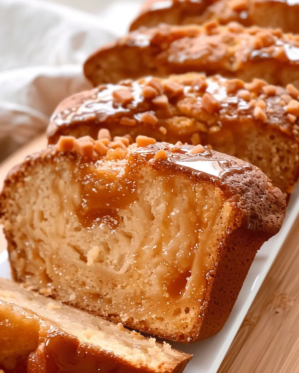 Butterscotch Pudding Bread: Indulgent Comfort Food Delight