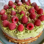 Pistachio Raspberry Cake