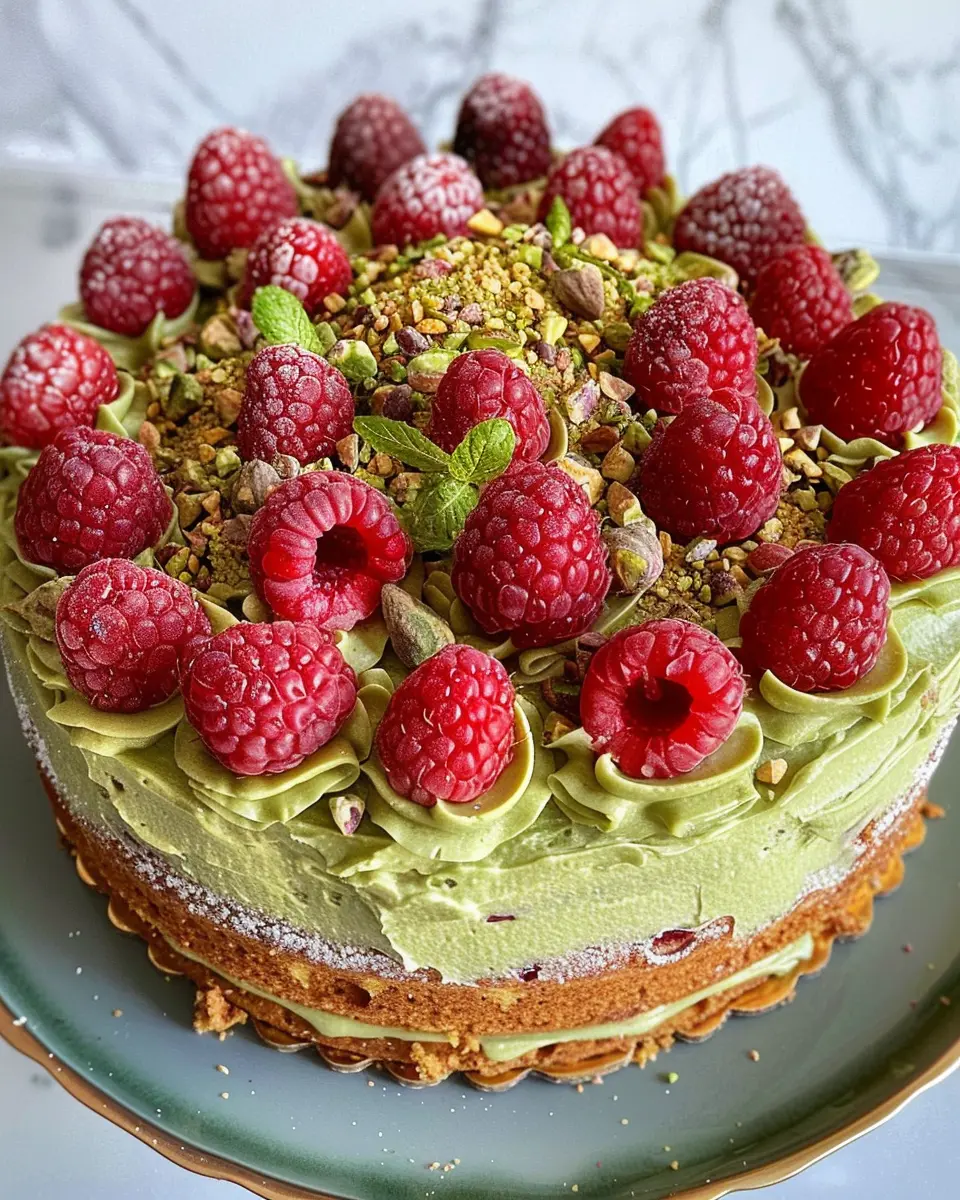 Pistachio Raspberry Cake: The Best Indulgent Recipe for Home Bakers