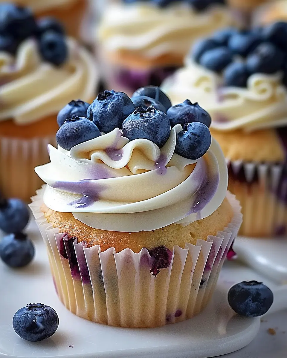 White Chocolate Blueberry Cupcakes: The Best Homemade Treat