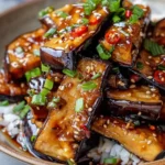 Crispy Eggplant Tossed in Garlic Soy Glaze: A Delicious Chinese-Style Delight