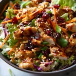 Asian Chicken Cranberry Salad: End Sad Lunch in 15 Min