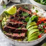 Cilantro Lime Steak Bowls