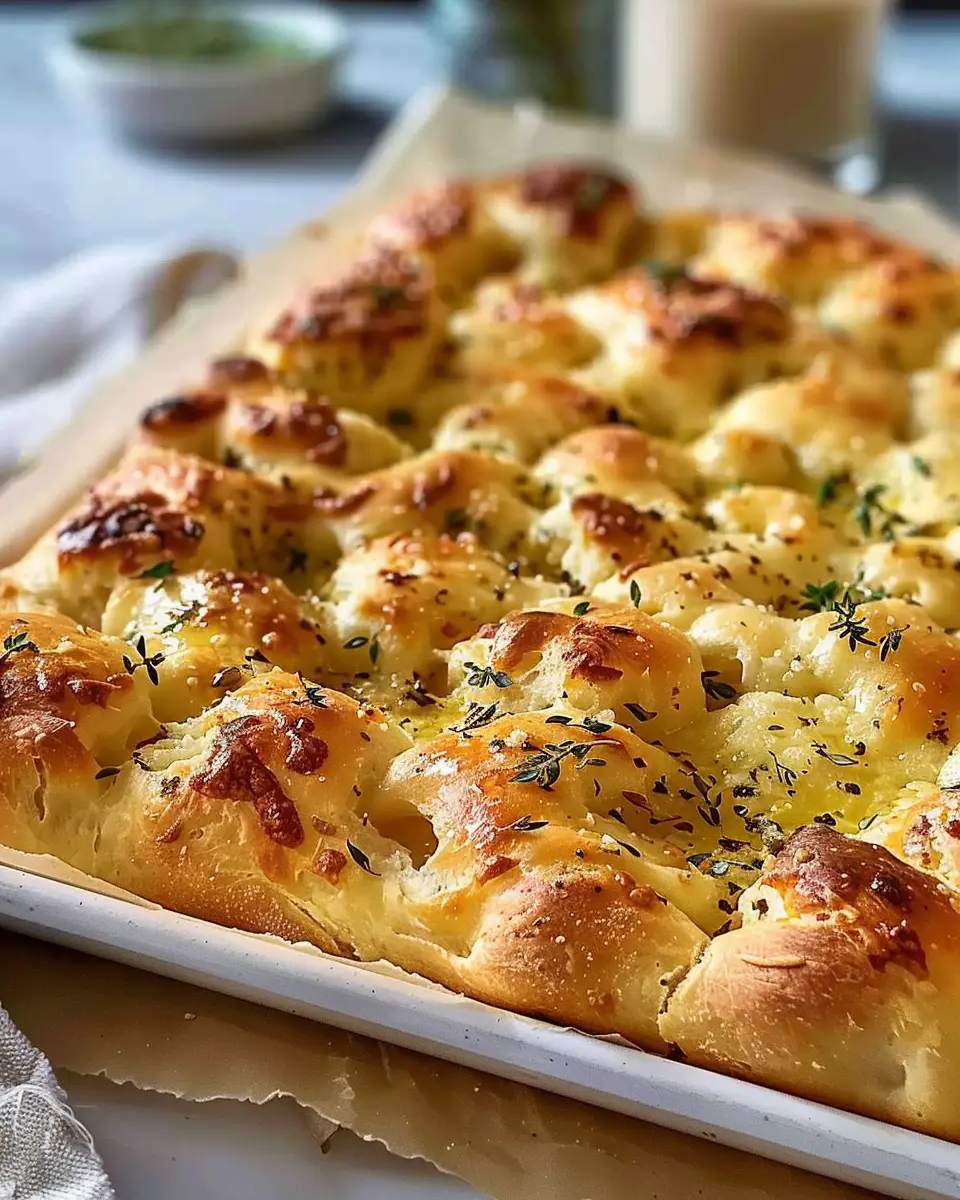 Easy Garlic Butter Focaccia: The Best Homemade Bread Delight