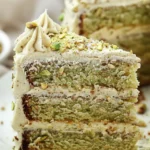 ## **Pistachio Cake with Pistachio Buttercream Frosting**