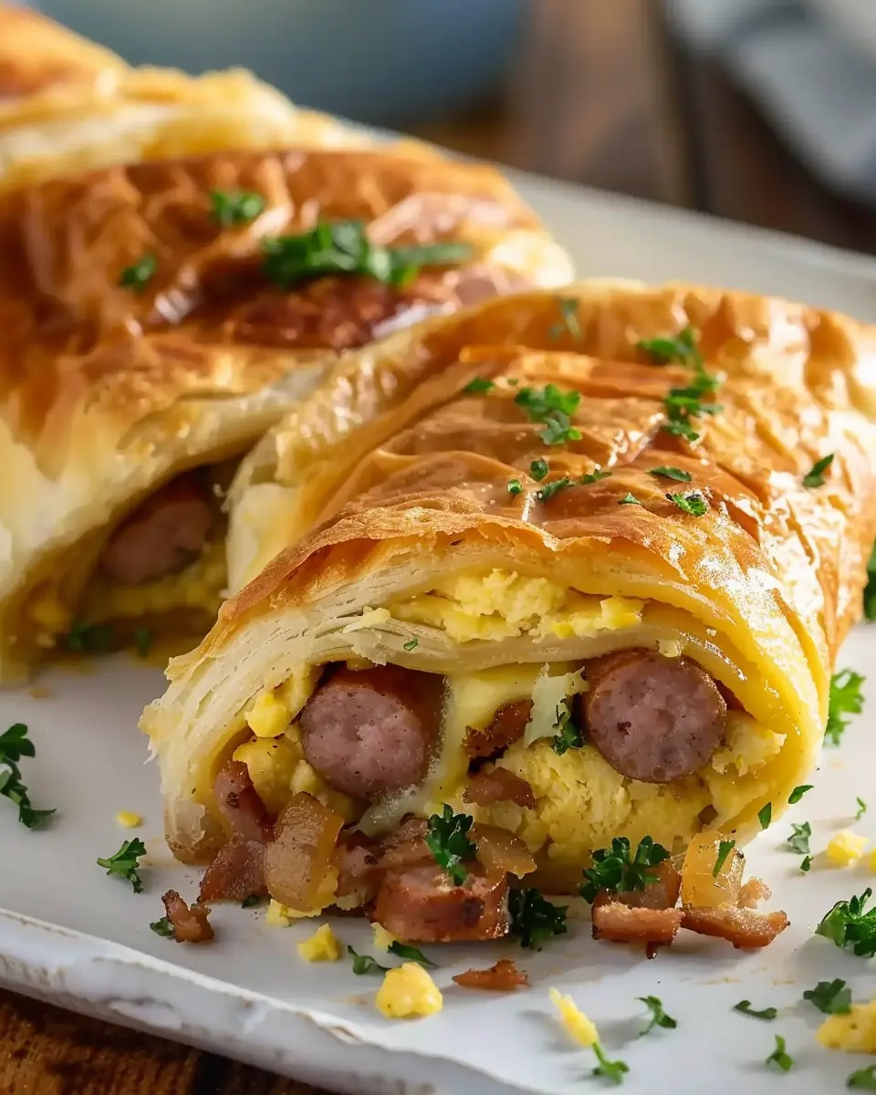 Sausage Egg Breakfast Roll-Ups: Easy Morning Treat with a Twist