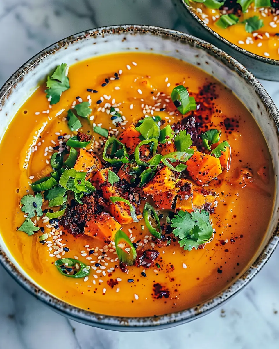 Spicy Miso Carrot Soup: Your Easy Vegan Comfort Bowl Recipe