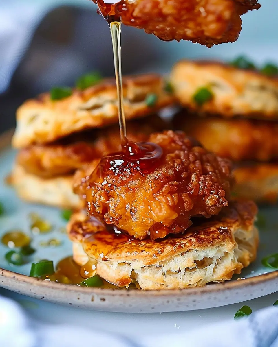 Hot Honey Chicken Biscuits: The Best Easy Comfort Food Treat