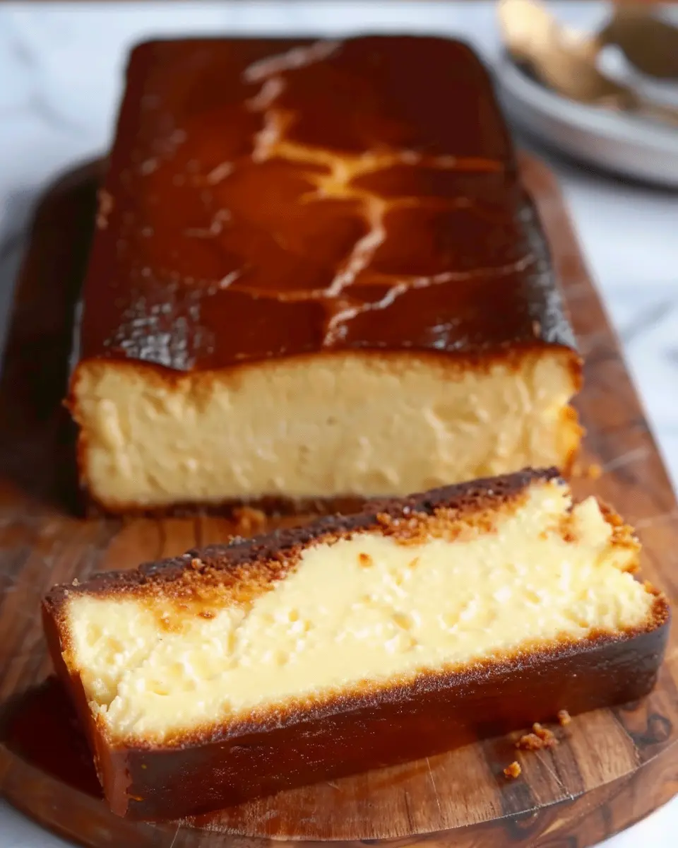 Burnt Basque Cheesecake in a Loaf Pan: Indulgent and Easy Delight