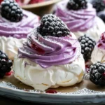 Blackberry Pavlovas