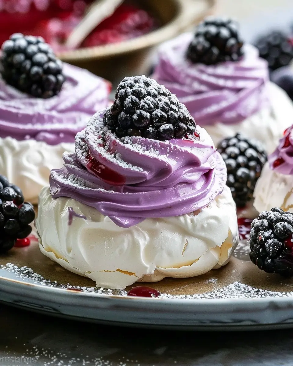 Blackberry Pavlovas: Easy, Irresistible Treat for Home Chefs