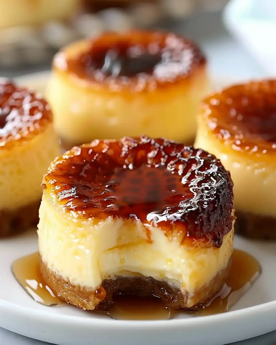 Mini Crème Brûlée Cheesecakes: Indulgent Dessert Recipe for Home Cooks