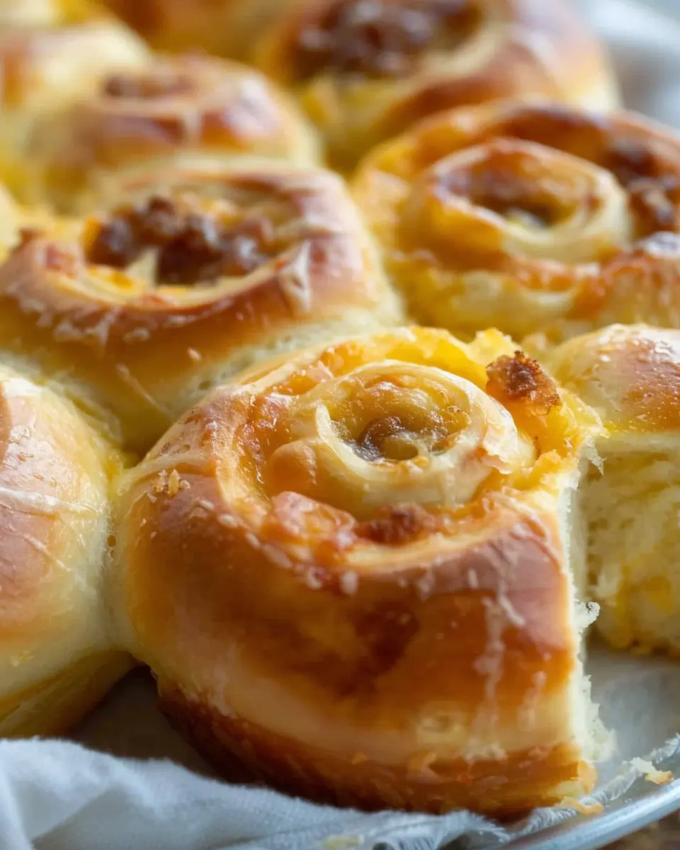 Breakfast Rolls: Easy and Delicious Turkey Bacon &amp; Cheese Delight