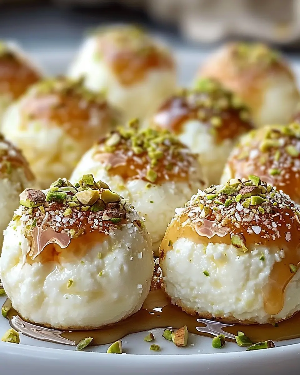 Ricotta Pistachio Honey Bites: An Easy Indulgent Treat to Love