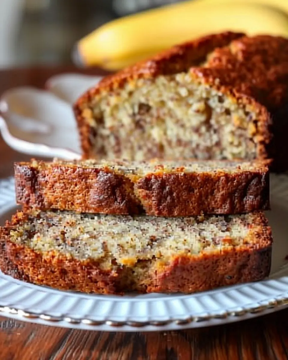 Moist Banana Bread Recipe: Blissful Bite with 3 Ripe Bananas