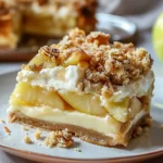 Mascarpone Apple Crumble Torta