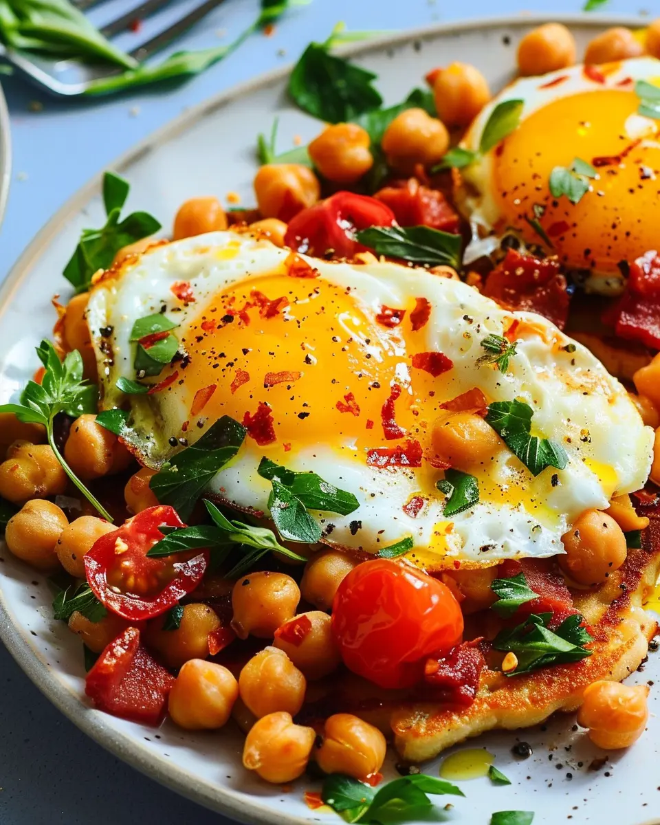 Chickpea Fried Eggs: The Easy, Delicious Alternative to Breakfasts