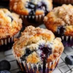 Irresistible Bakery Style Blueberry Muffins Recipe