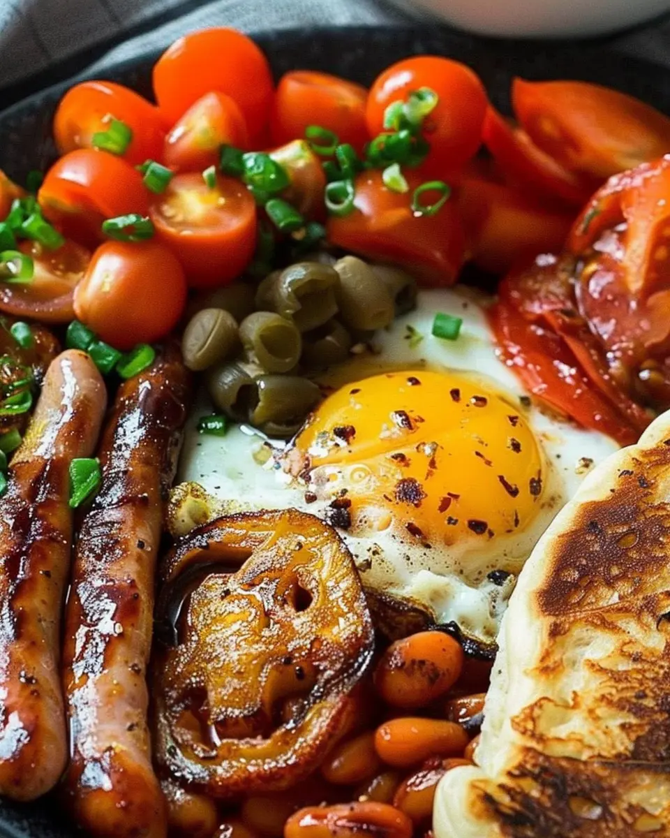 Full English Breakfast: Easy Turkey Bacon &amp; Chicken Ham Twist