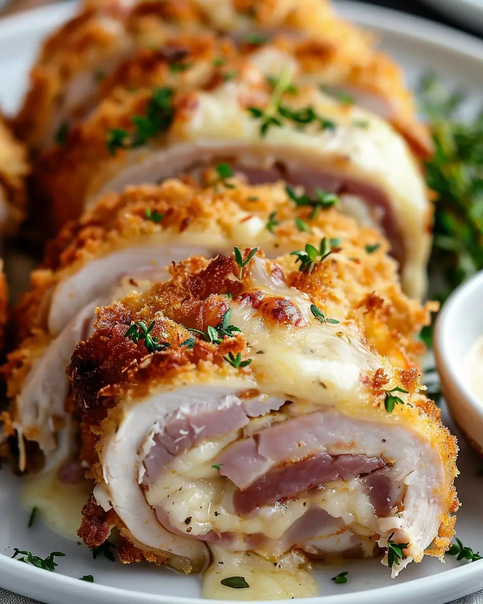 Chicken Cordon Bleu with Turkey Bacon: A Juicy Twist on a Classic