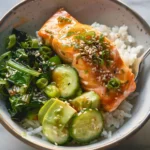miso butter salmon bowl