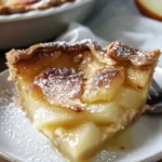 Homemade Pear Custard Pie