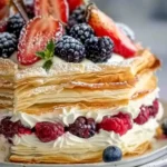 Puff Pastry Berry Cream Cake: A Delightfully Easy Recipe