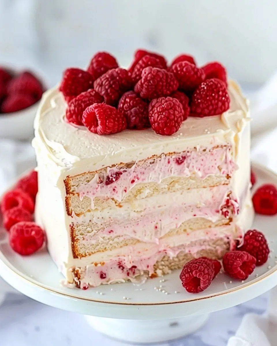 Vanilla Cake with Raspberry Filling: The Best Joyful Delight